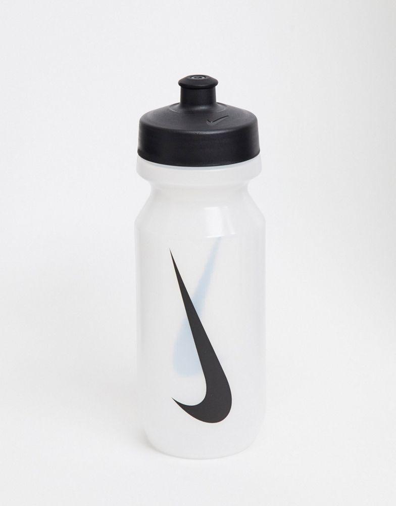 NIKE Nike Training Big Mouth 2.0 625ml water bottle in clear with black swoosh