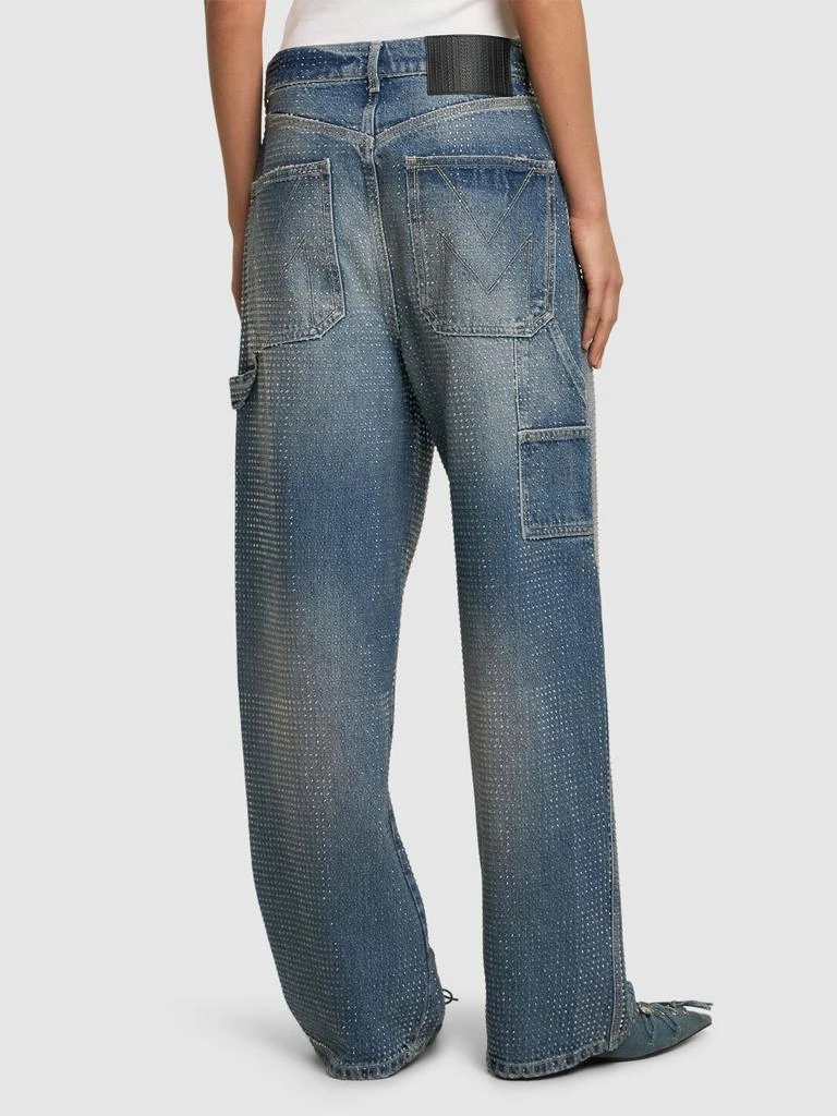 Marc Jacobs Crystal Oversize Denim Jeans 2