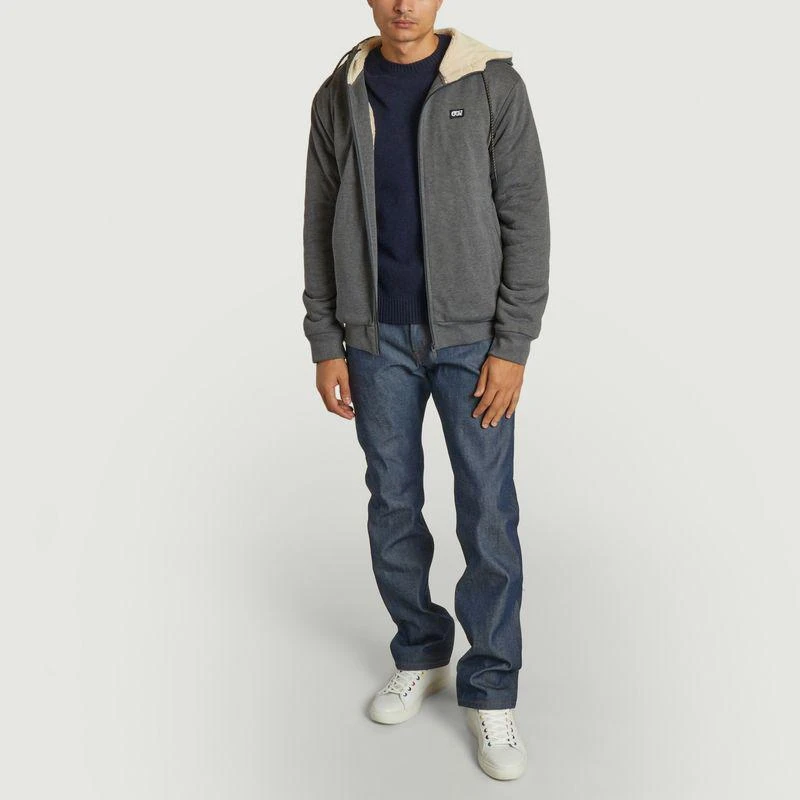 Picture Organic Clothing Yinni Plush Zip Hoodie Dark Grey Melange PICTURE ORGANIC CLOTHING 4