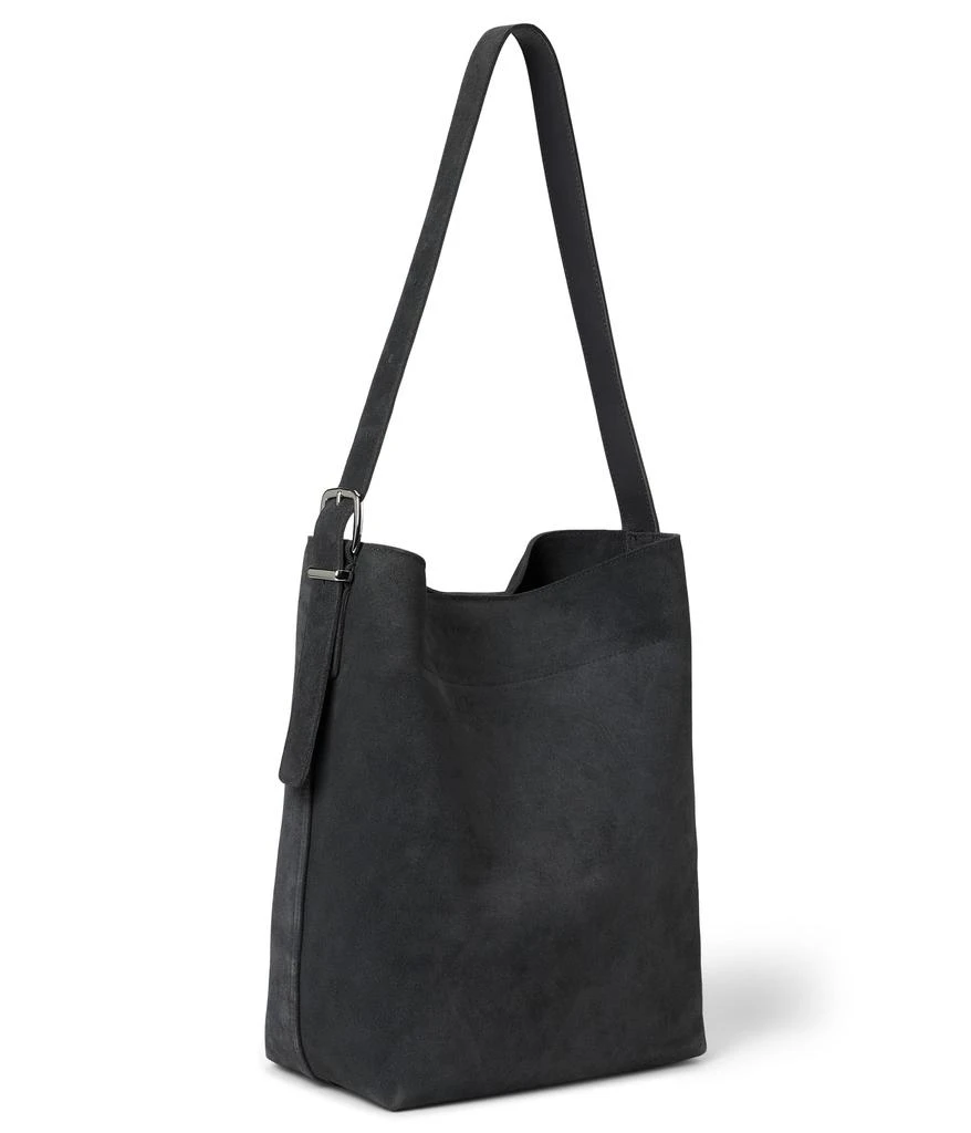 Madewell The Essential Bucket Tote in Suede 2