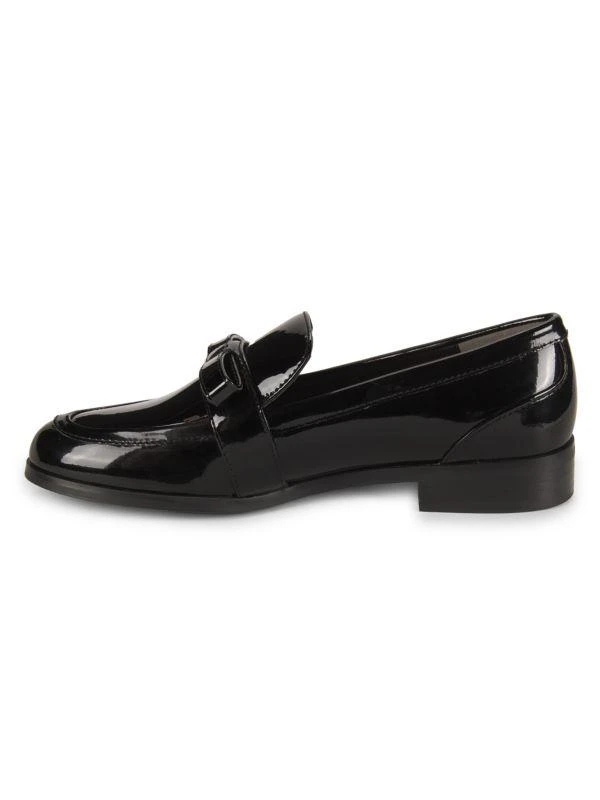 Stuart Weitzman Emma Patent Leather Bow Loafers 4