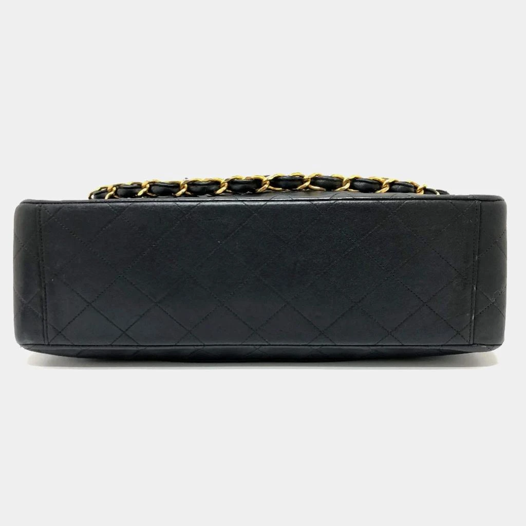 Chanel Chanel Black Quilted Lambskin Maxi Jumbo XL Classic Single Flap Bag 6