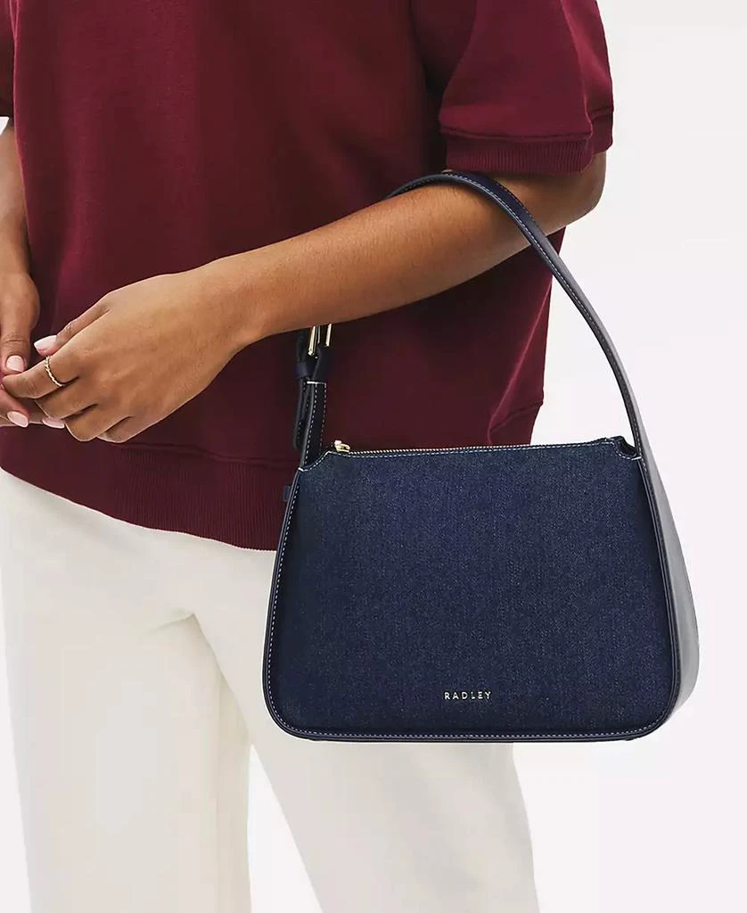 Radley Denim Westwell Lane Indigo Small Zip-Top Grab Bag 3
