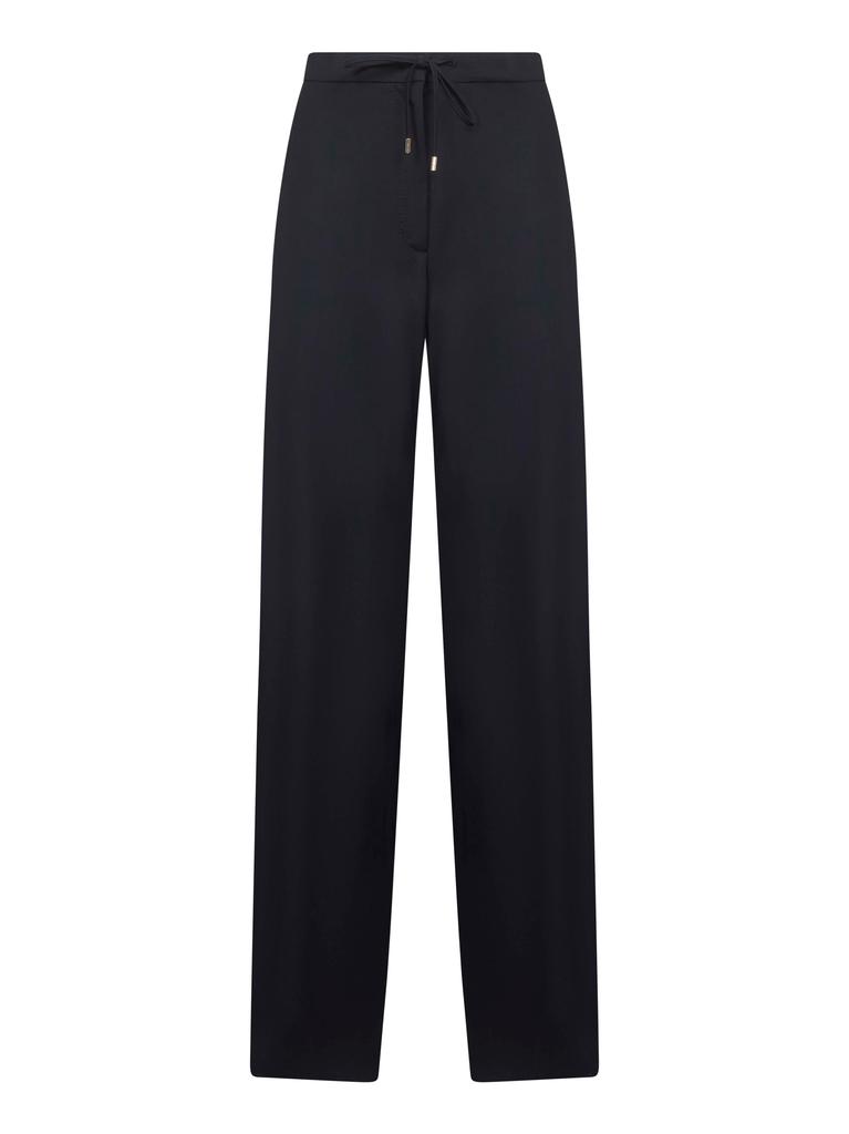 【送料込】Max Mara_Amedea high-rise cady wide-leg pants Amedea high-rise cady wide-leg pants in black - Max Mara