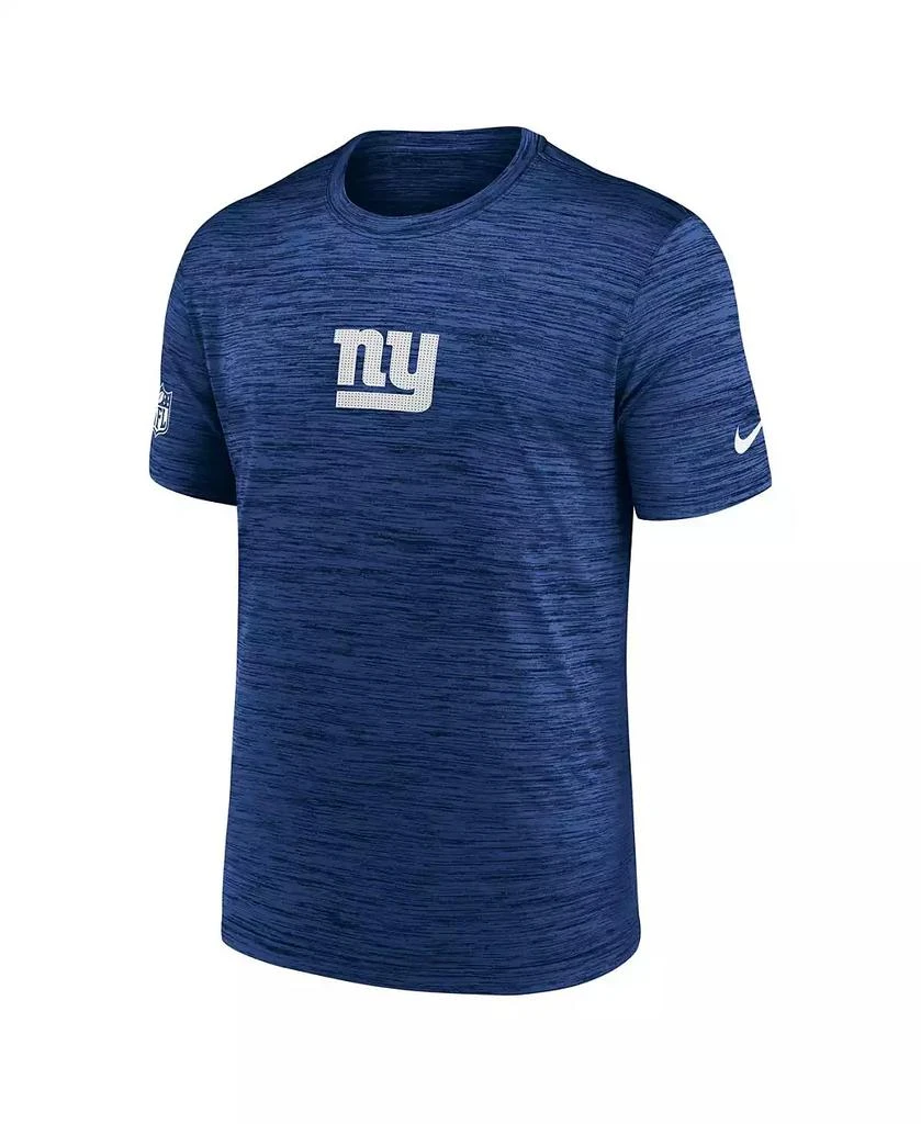 NIKE Men's Royal New York Giants Sideline Velocity Performance T-Shirt 1