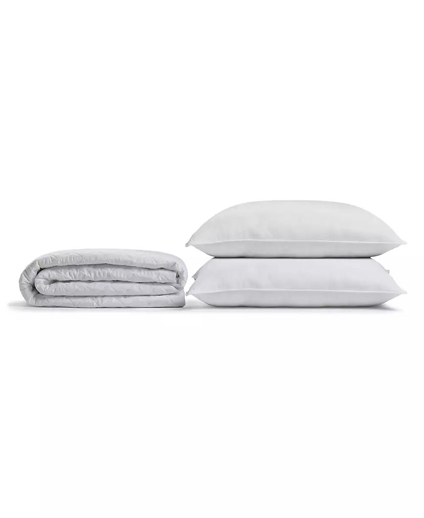 Ella Jayne Signature Plush Allergy Free 3-Pc. Pillows and Mattress Pad Bundle
