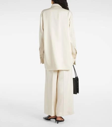 Jil Sander Oversized satin shirt 3