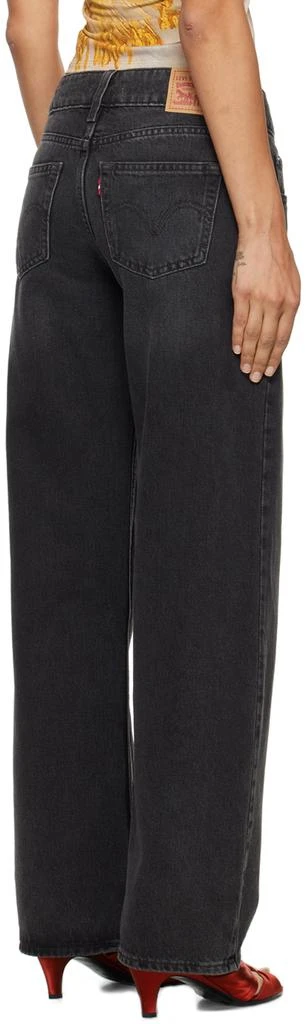 Levi's Black Superlow Jeans 3