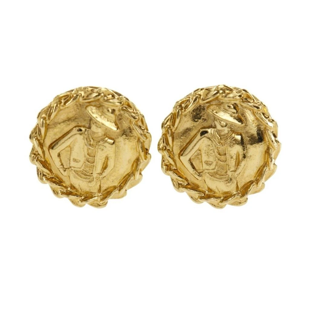 Chanel Plating Clip Earrings (Pre-Owned)