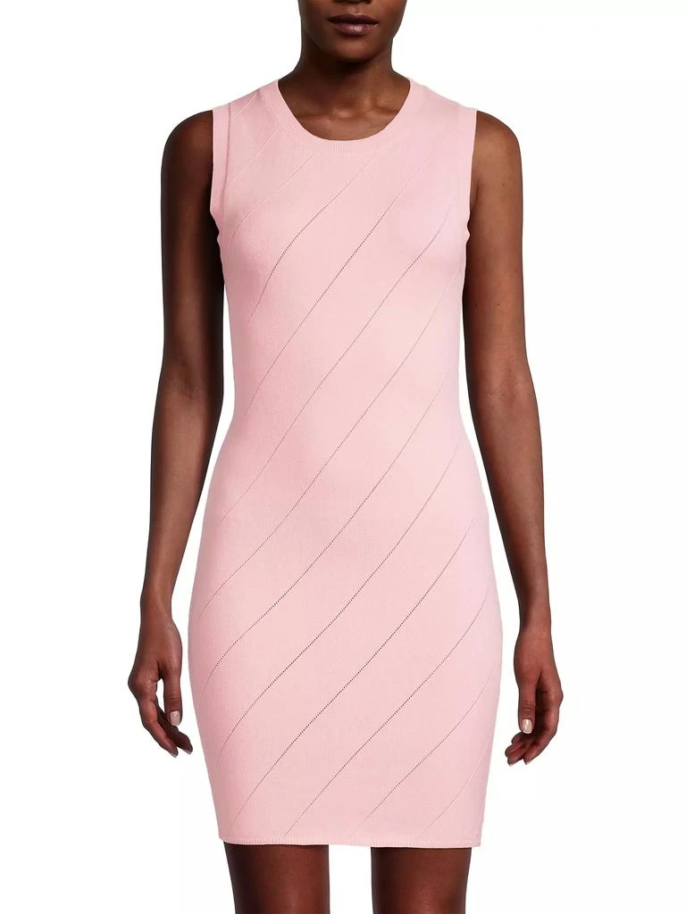 Victor Glemaud Knit Pointelle Minidress 3