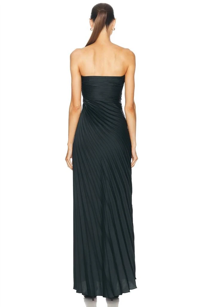 A.L.C. A.L.C. - Bianca Strapless Pleated Maxi Dress 3