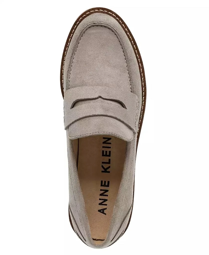 Anne Klein Women's Elia Lug Sole Penny Loafers 5