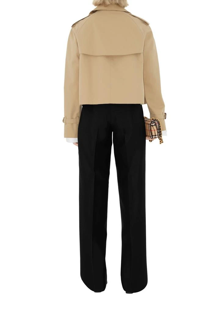 Burberry Cropped gabardine trench jacket 9