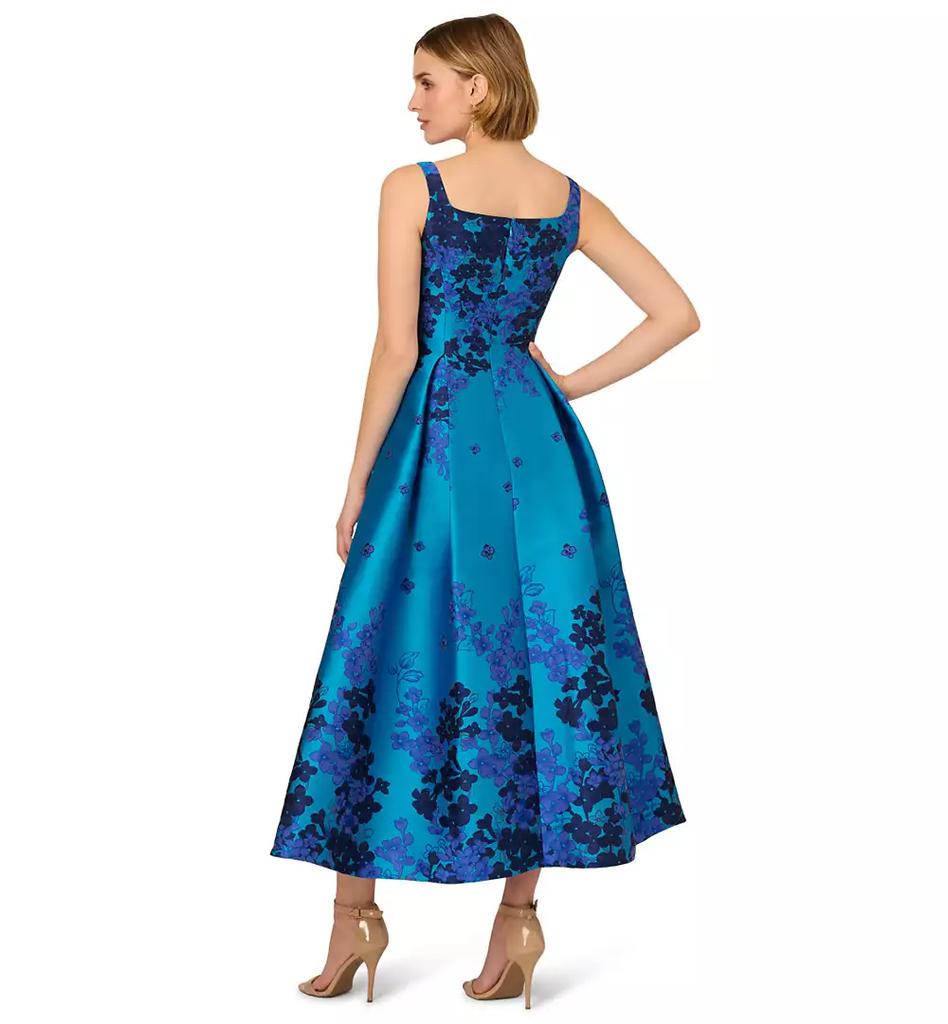 Adrianna Papell Women's Jacquard Fit & Flare Dress
