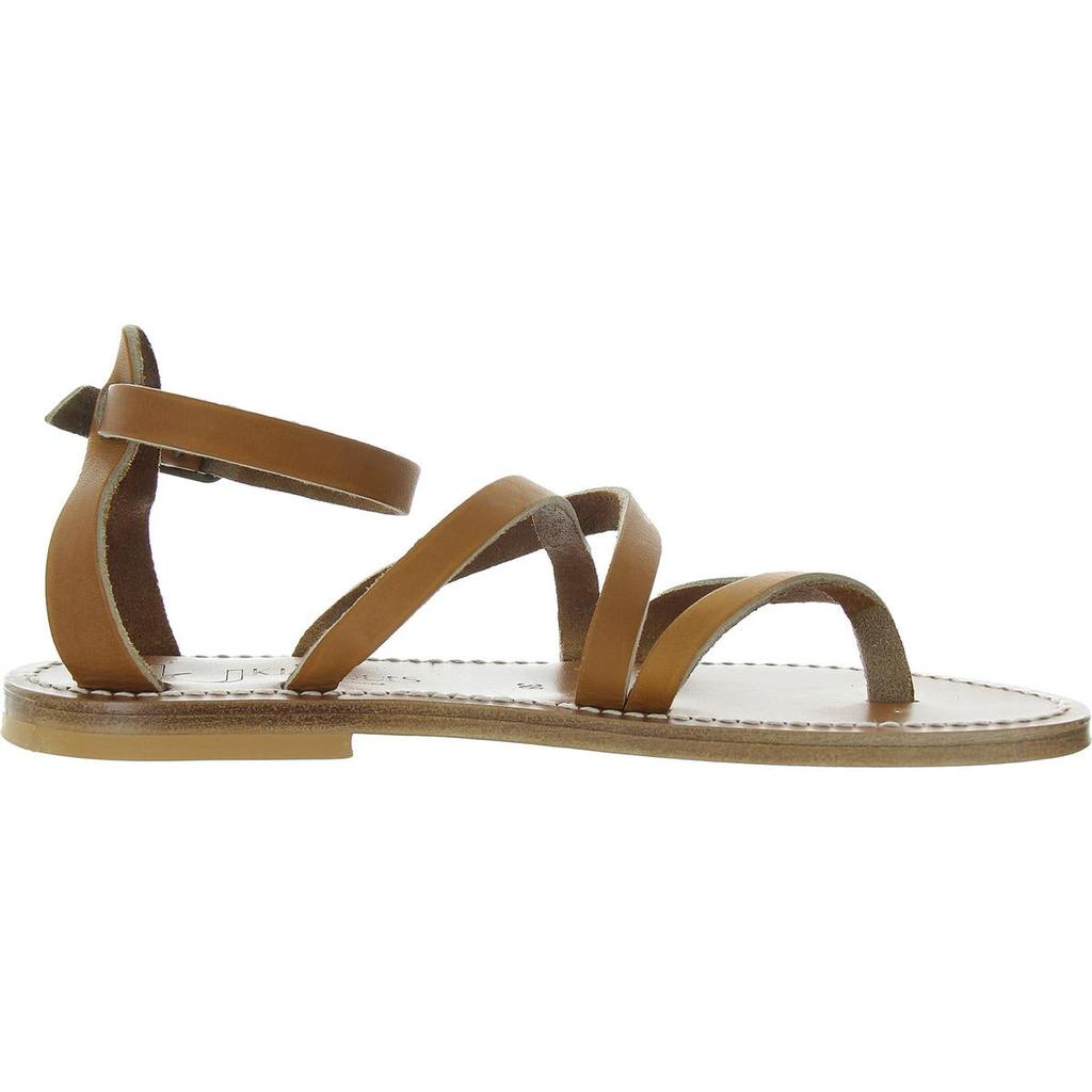 K. Jacques Sankaty Womens Strappy Leather Ankle Strap