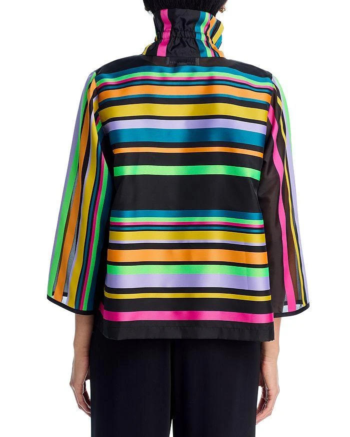 Caroline Rose Ruched Collar Jacket 4