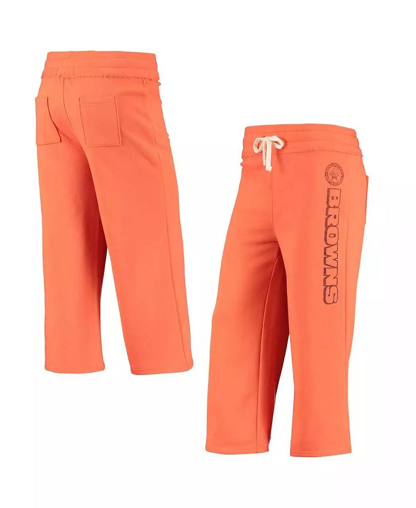Junk Food Women's Orange Cleveland Browns Cropped Pants