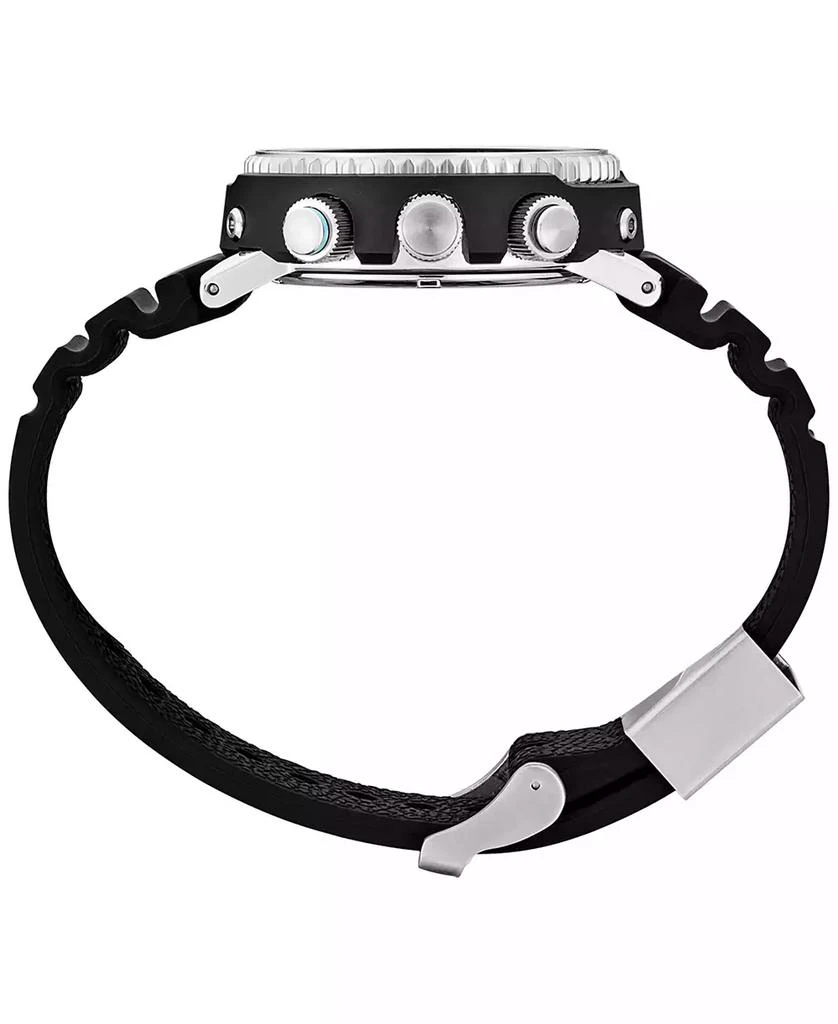 Seiko Men's Automatic Analog Digital Prospex Black Rubber Strap Watch 47mm 2