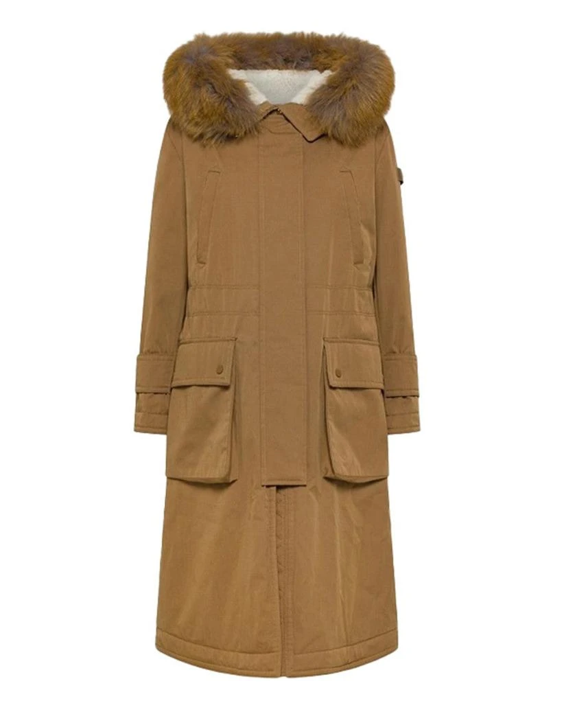 PEUTEREY Parka Kilty Cnl Fur Gianduia