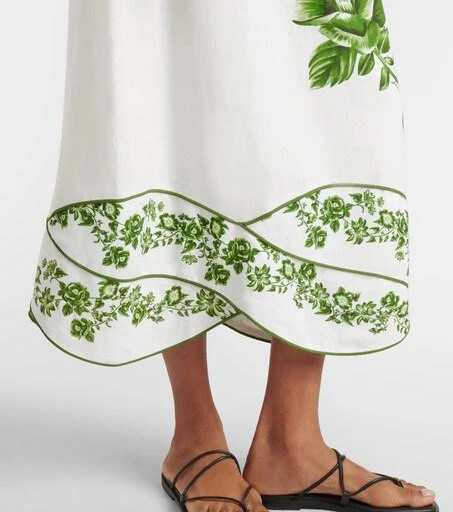 emerald green fashion nova dress Miranda Belt Buckles Maxi Dress by Farm Rio – Mimi Seabrook main image 0