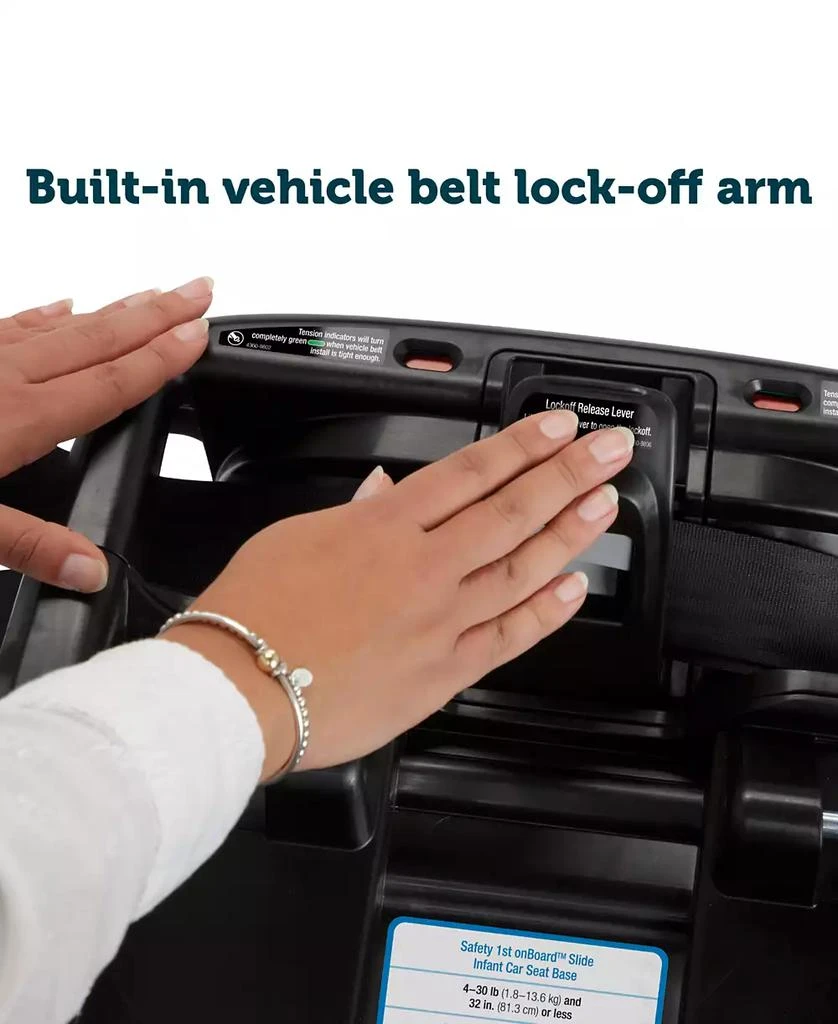 Safety 1st Baby Onboard Slide DLX Safety Slide Base Car Seat 15