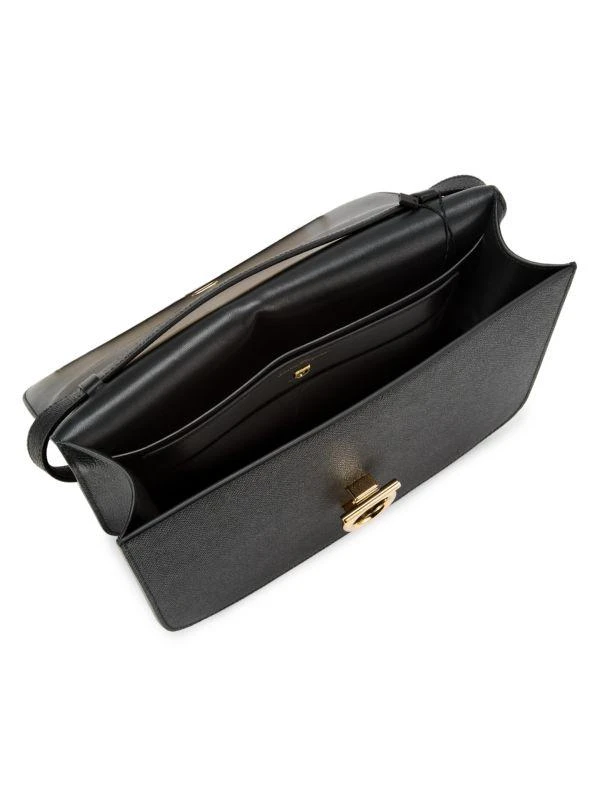 Salvatore Ferragamo Gemini Leather Shoulder Bag 3