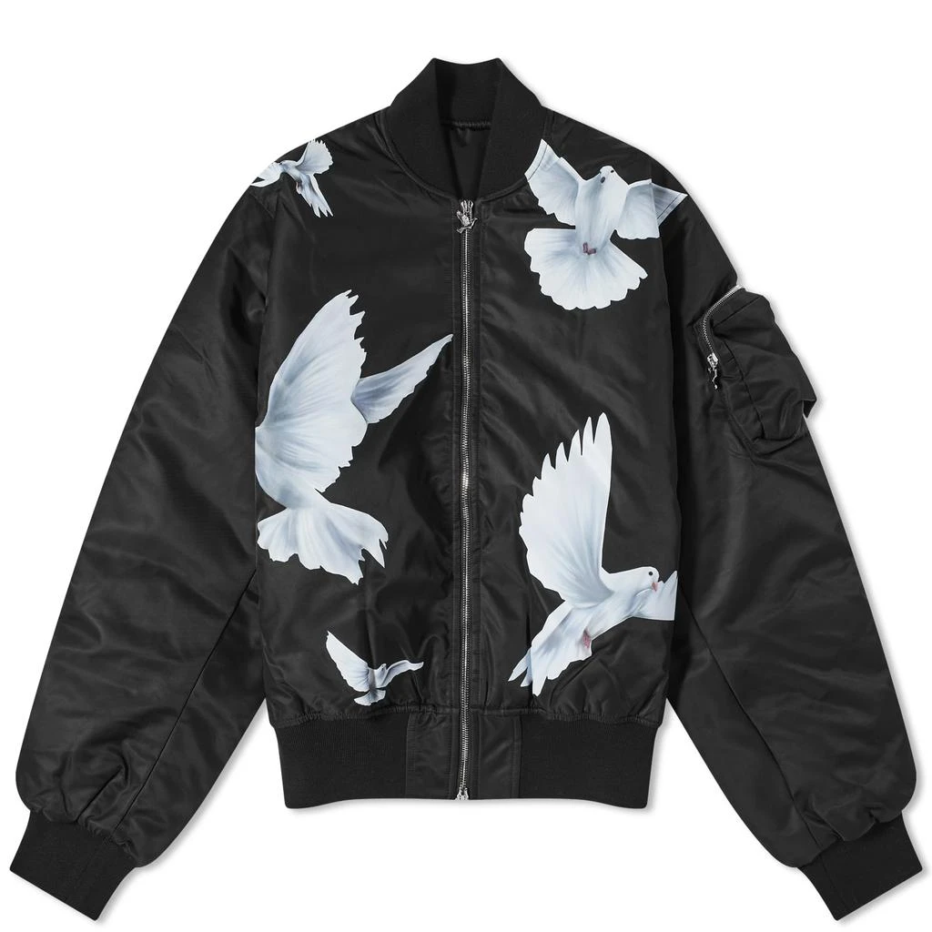 3.Paradis 3.Paradis Freedom Doves MA-1 Bomber Jacket 1