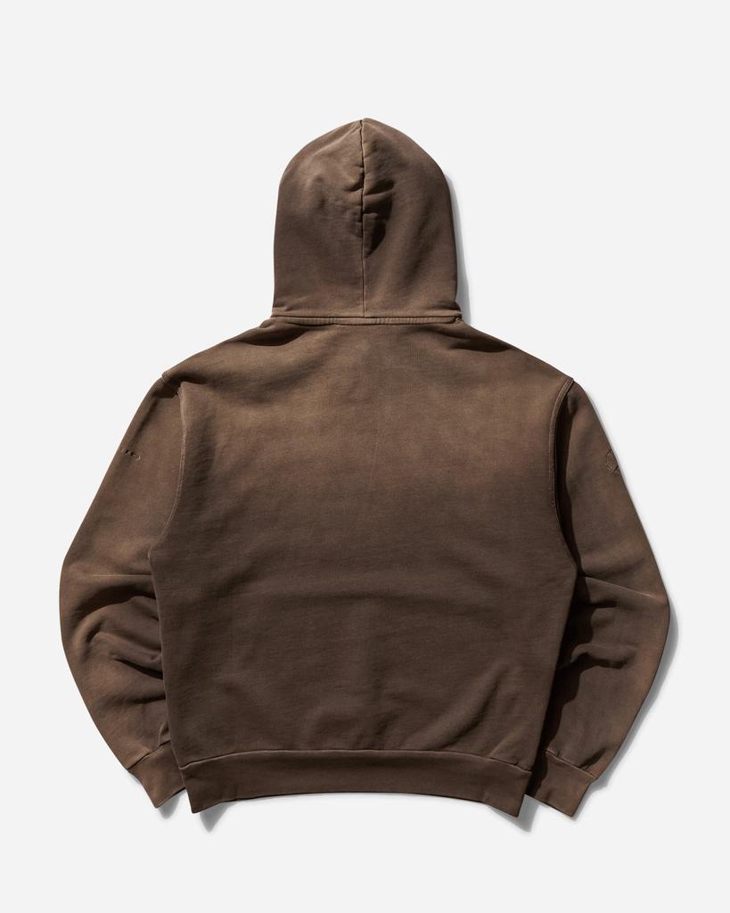 1017 ALYX 9SM Men's Garment Dye Boxy Hoodie Washed Brown