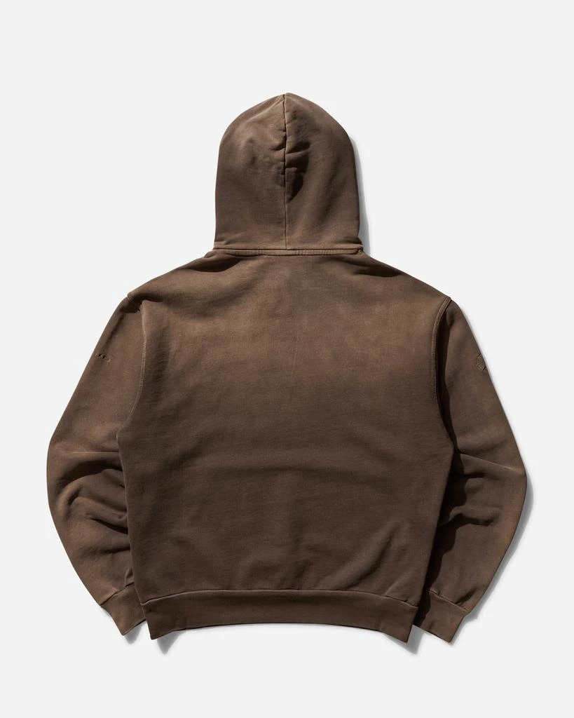 1017 ALYX 9SM Men's Garment Dye Boxy Hoodie Washed Brown 2