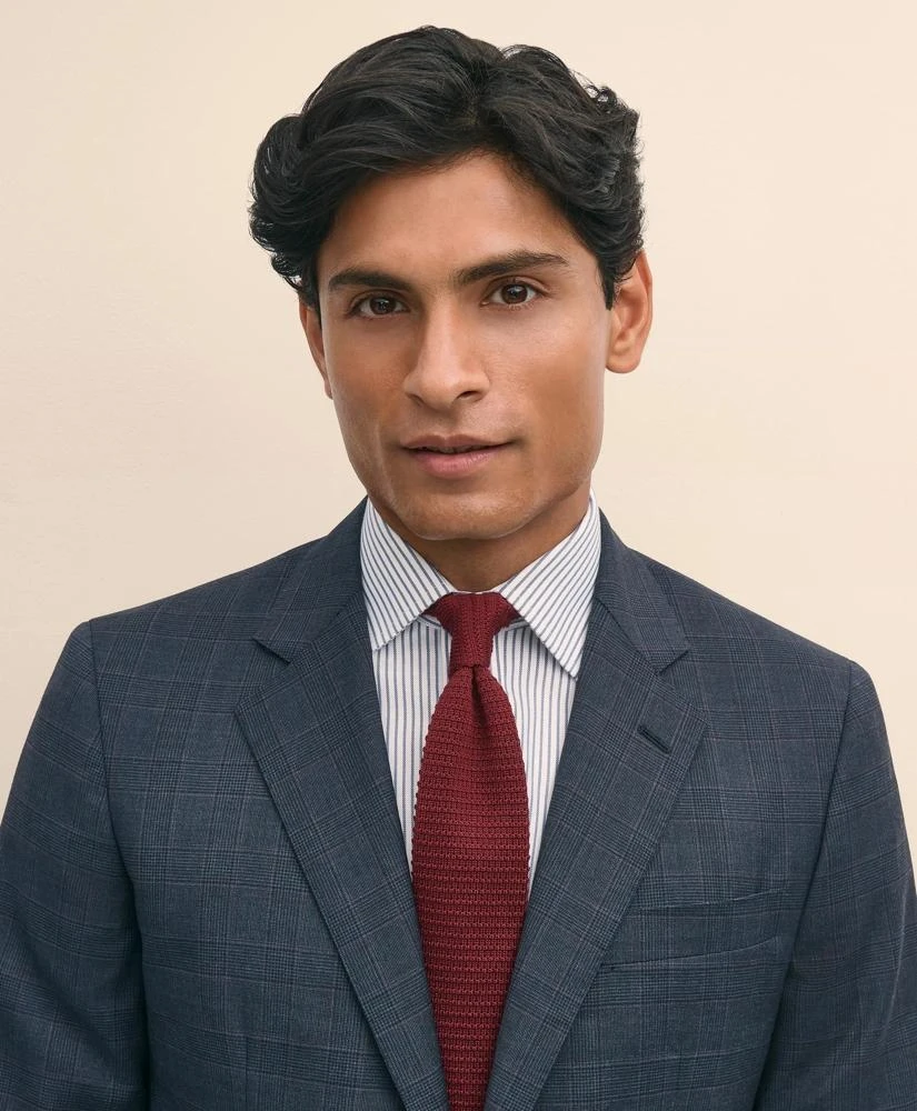 Brooks Brothers Slim Fit Wool Check 1818 Suit 4