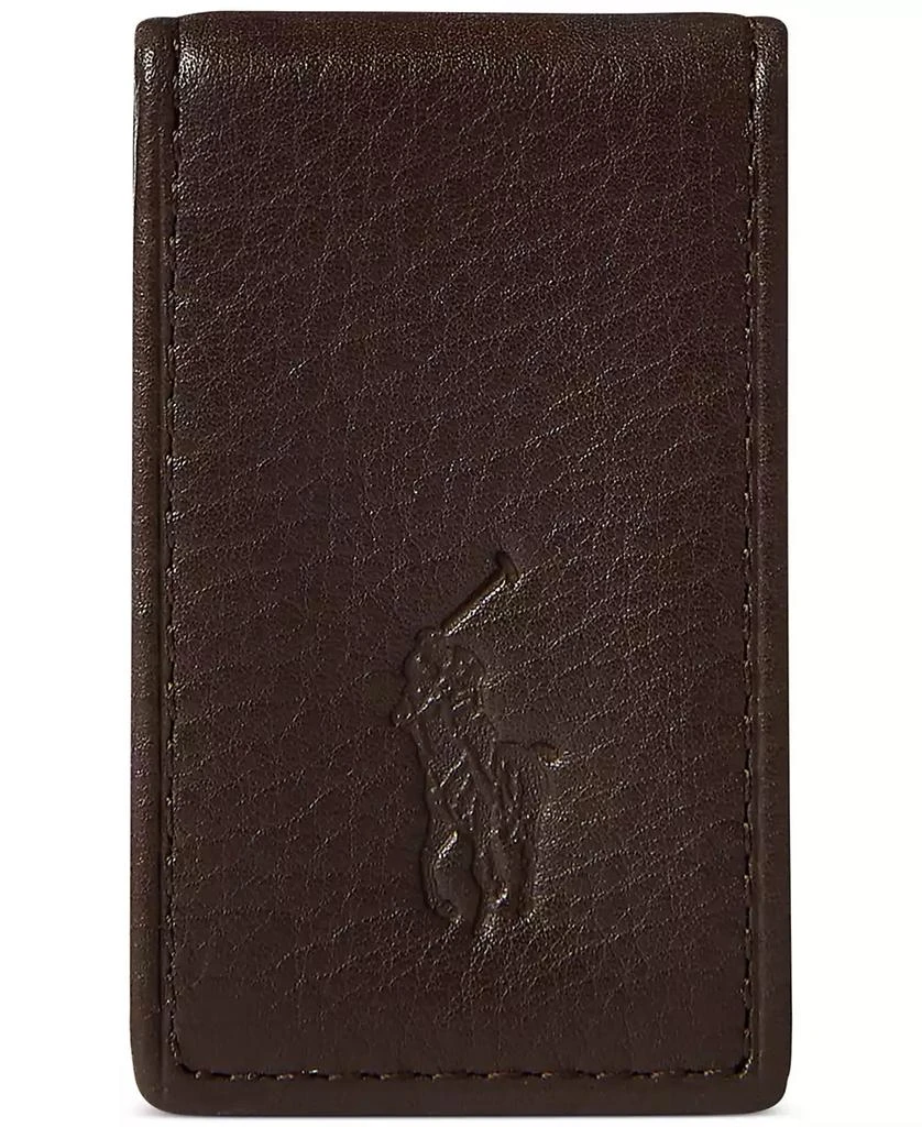 Polo Ralph Lauren Men's Pebbled Leather Money Clip 1