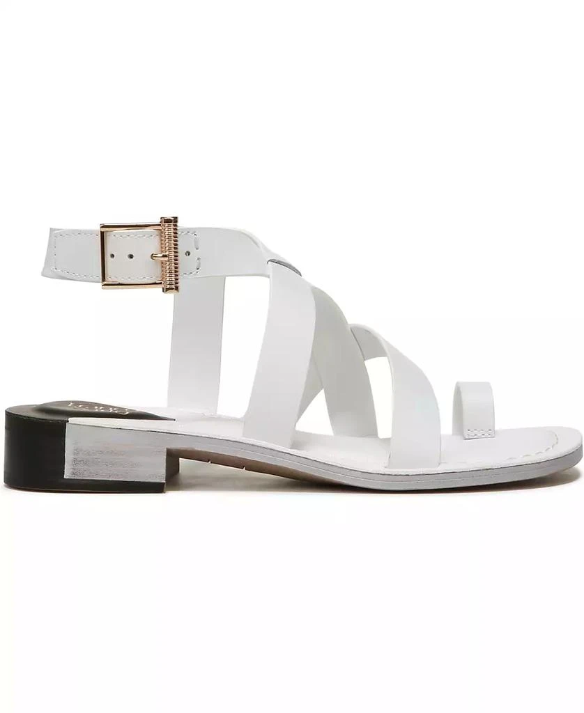 Franco Sarto Women's Ina Toe Loop Ankle Strap Stacked Heel Sandals 2