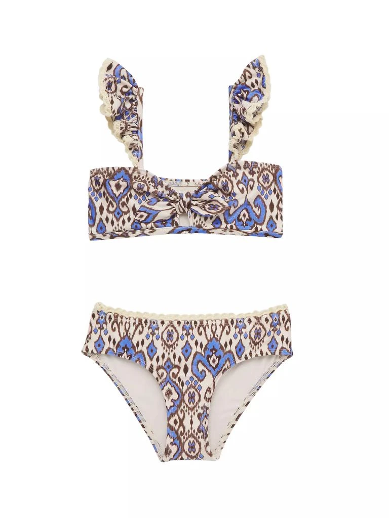 Zimmermann Baby Girl's, Little Girl's & Girl’s Wylie Tie-Front Bikini 1