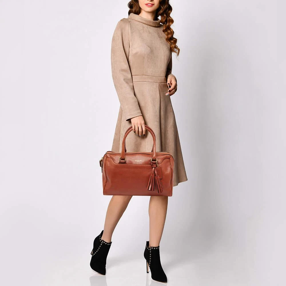 Coach Coach Brown Leather Legacy Haley Satchel 2