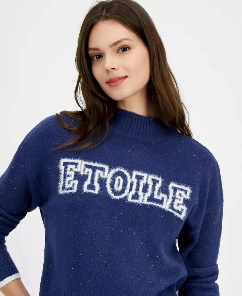 Hooked Up by IOT Juniors' Etoile Eyelash Crewneck Sweater 3