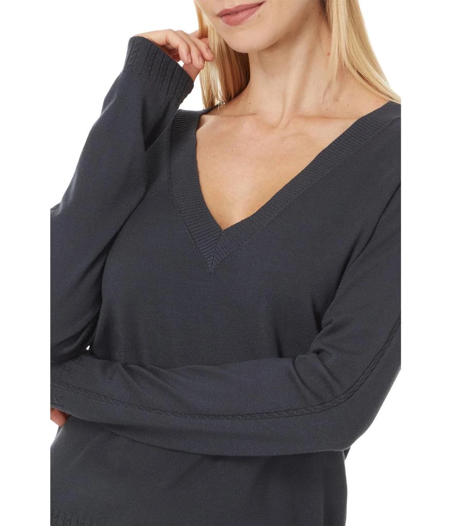 Splendid Veroinca Cable V-Neck Sweater 4