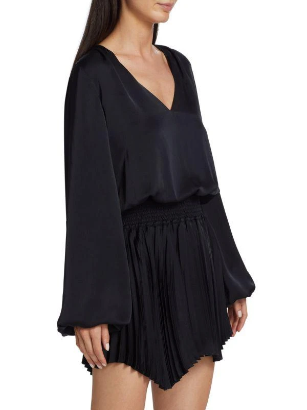 Ramy Brook Lee Satin Minidress 3