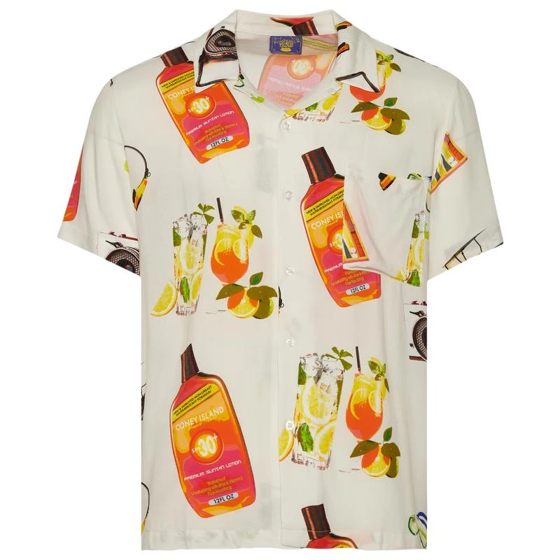 Coney Island Picnic Coney Island Picnic Resort Rayon Camp Shirt - Men's 1