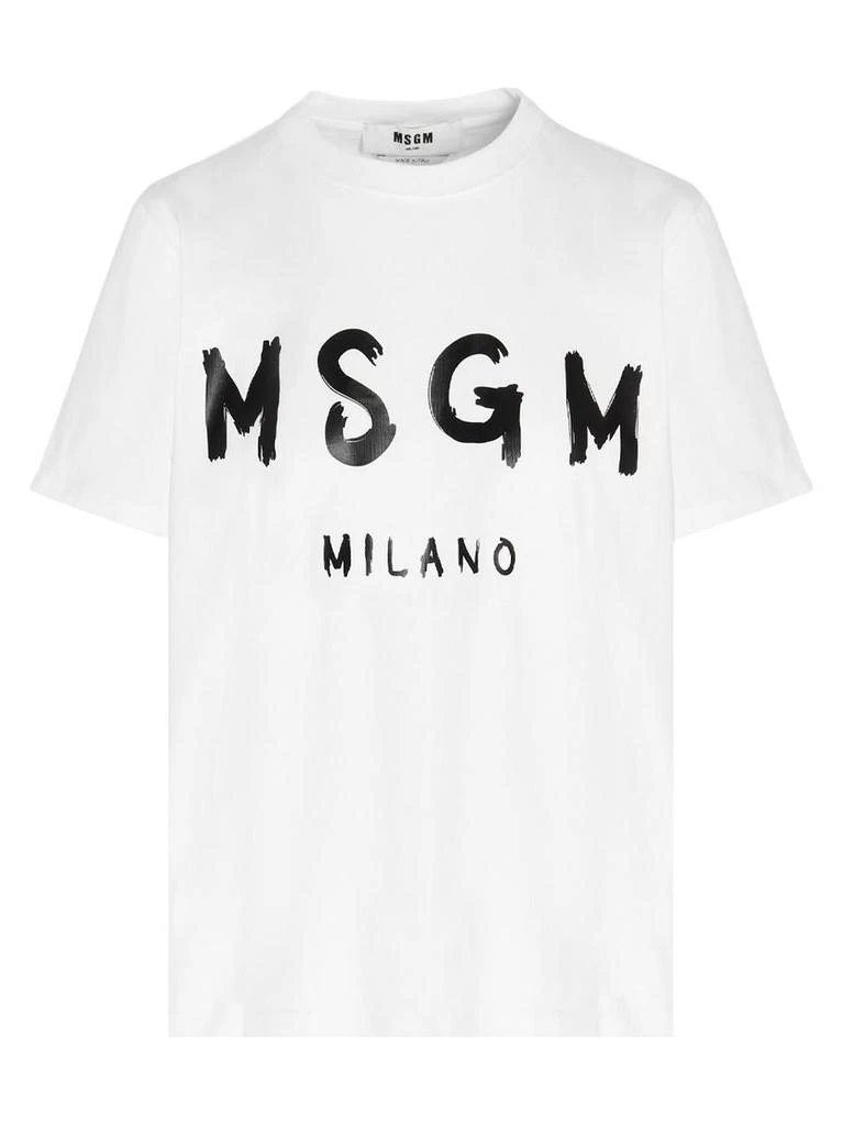 Msgm Msgm T-Shirt With Logo 1