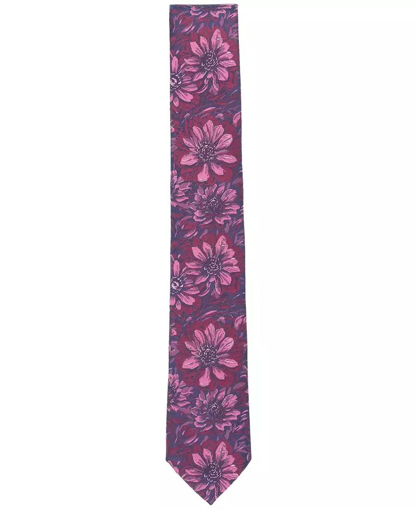 Bar III Men's Lawrence Skinny Floral Tie, Created for Macy's 2