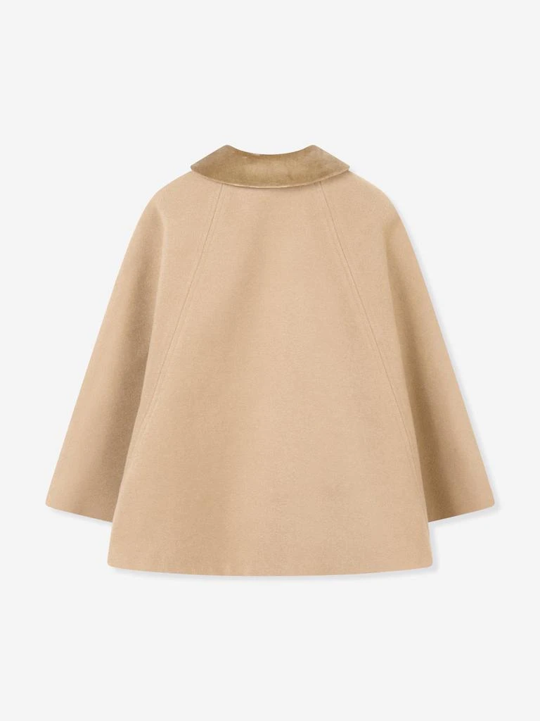 Sarah Louise Girls Cape in Beige 2