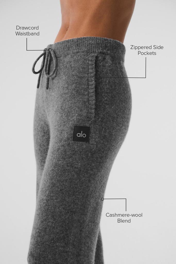 Alo New Class Cashmere Sweatpant - Platinum Grey