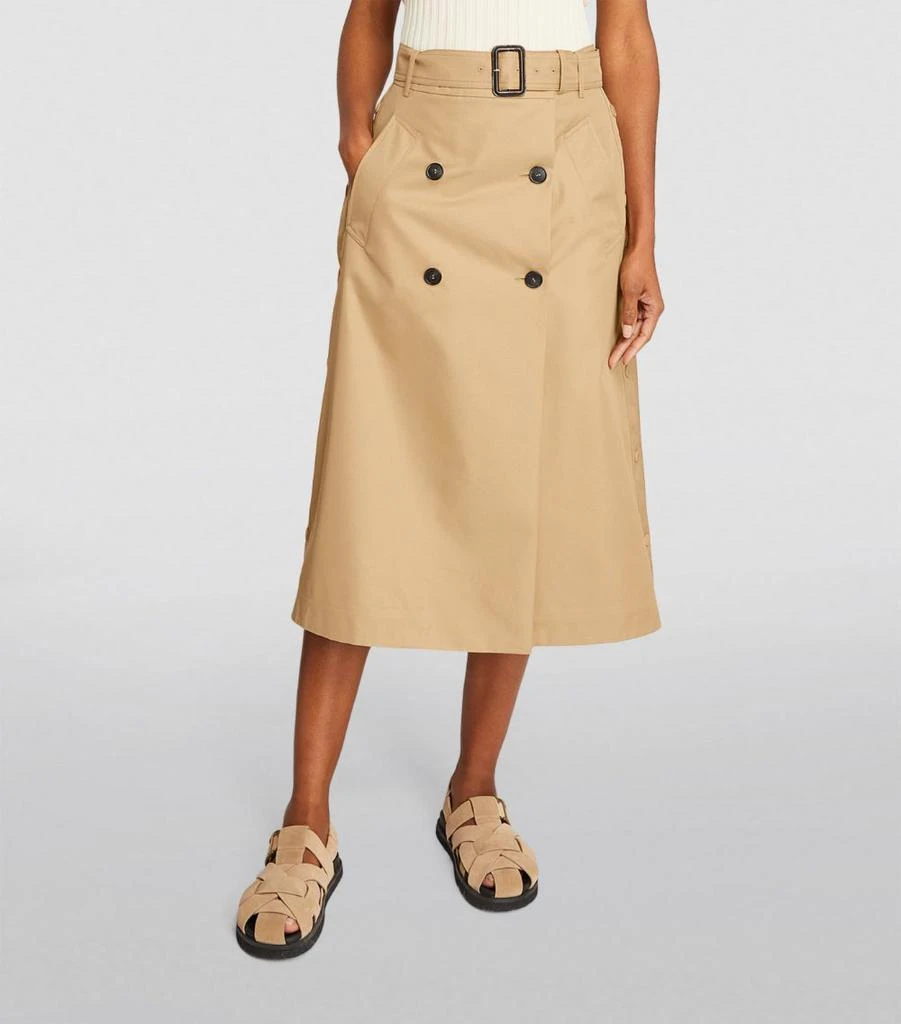 Weekend Max Mara Trench Midi Skirt 3