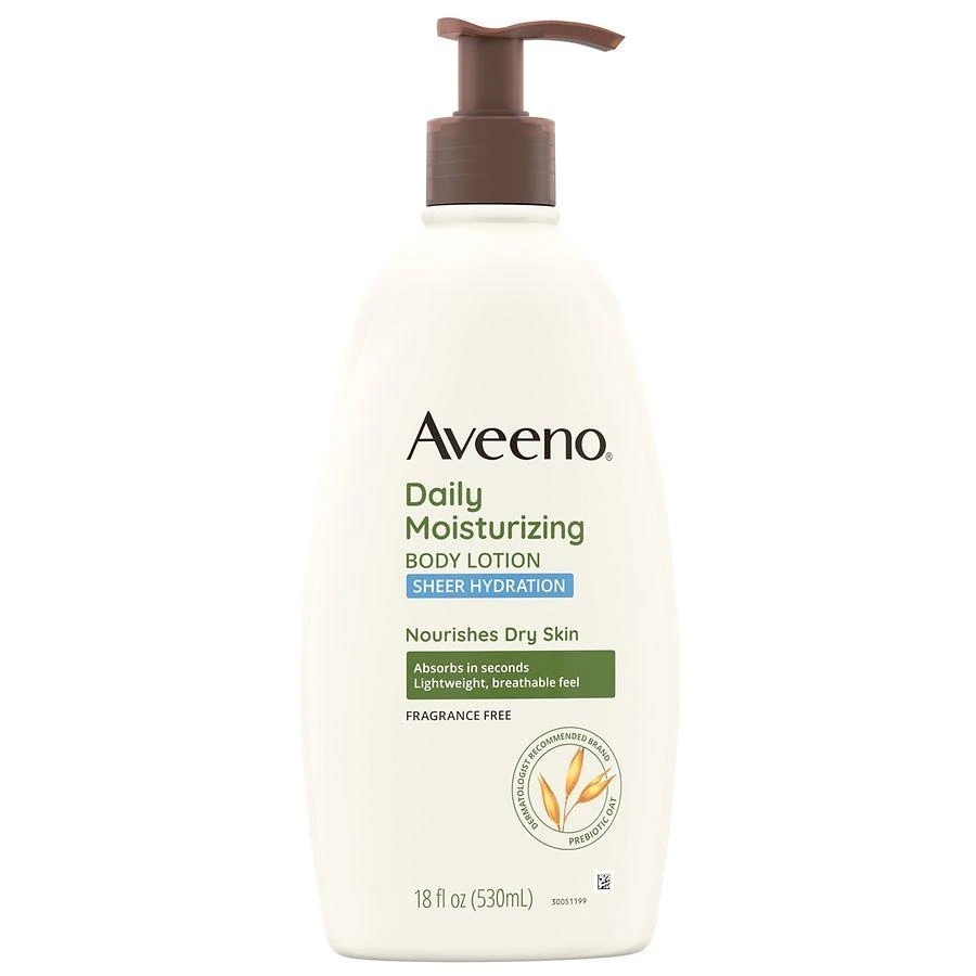 Aveeno Sheer Hydration Body Lotion Fragrance-Free 3