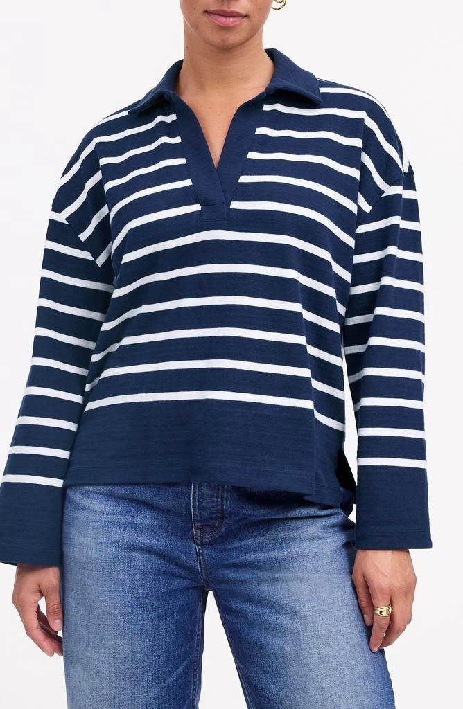 Madewell Stripe Long Sleeve Rugby Shirt 1