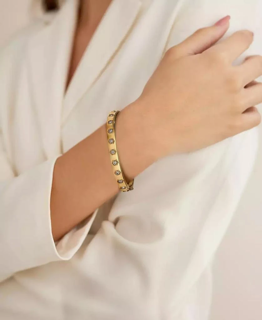 Le Vian Anywear Everywear® Nude Diamond Bangle Bracelet (1 ct. t.w.) in 14k Gold (Also Available in Rose Gold or White Gold) 4