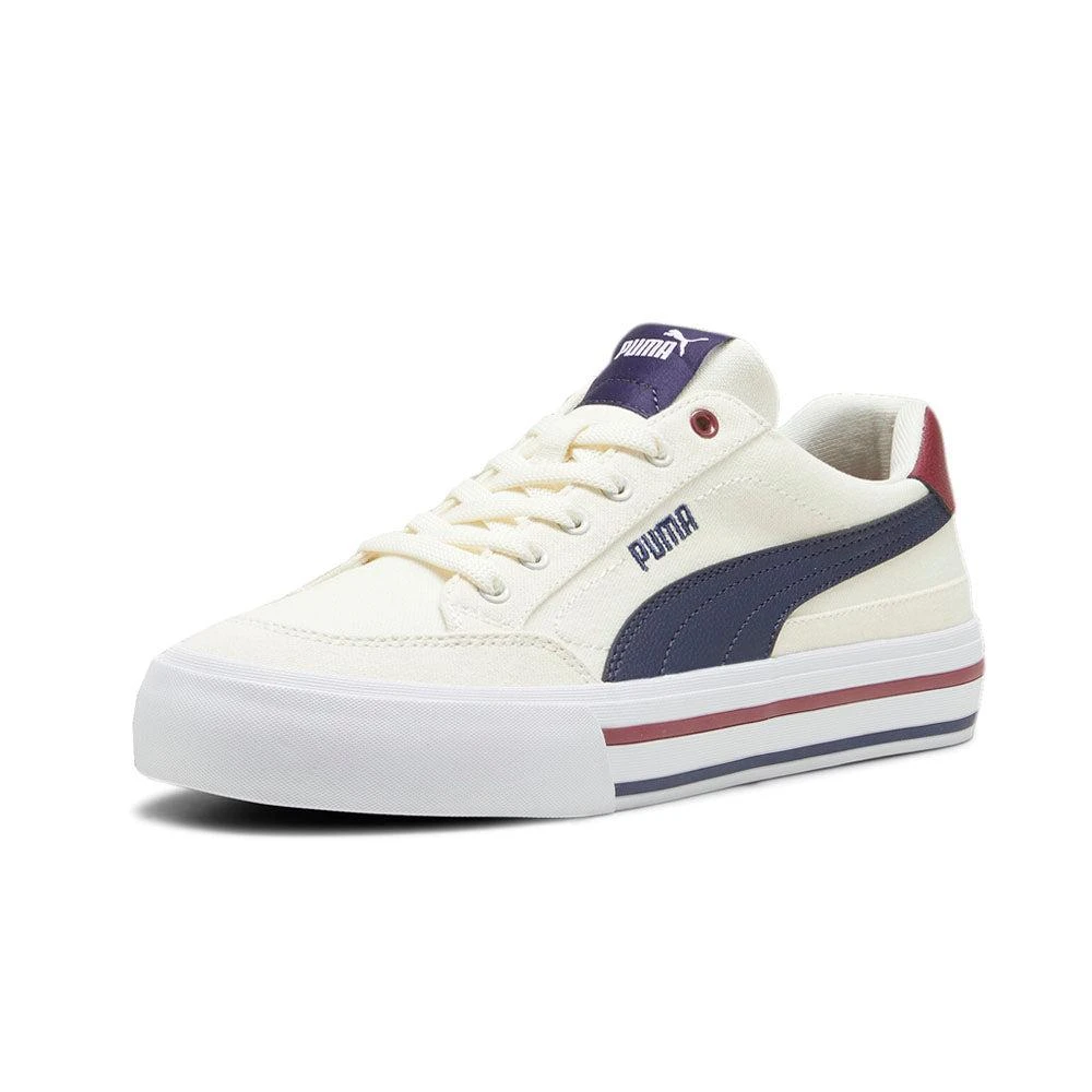 Puma Court Classic Vulc Formstrip Striped Lace Up Sneakers 2
