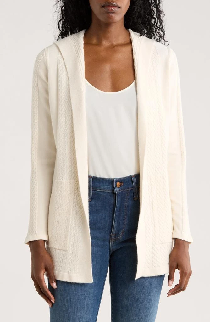 CYRUS Cable Knit Hooded Cardigan