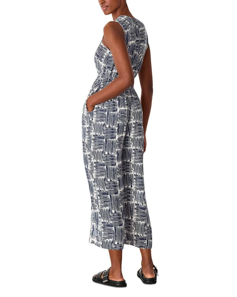 Whistles Petites Hatched Squares Jumpsuit 3