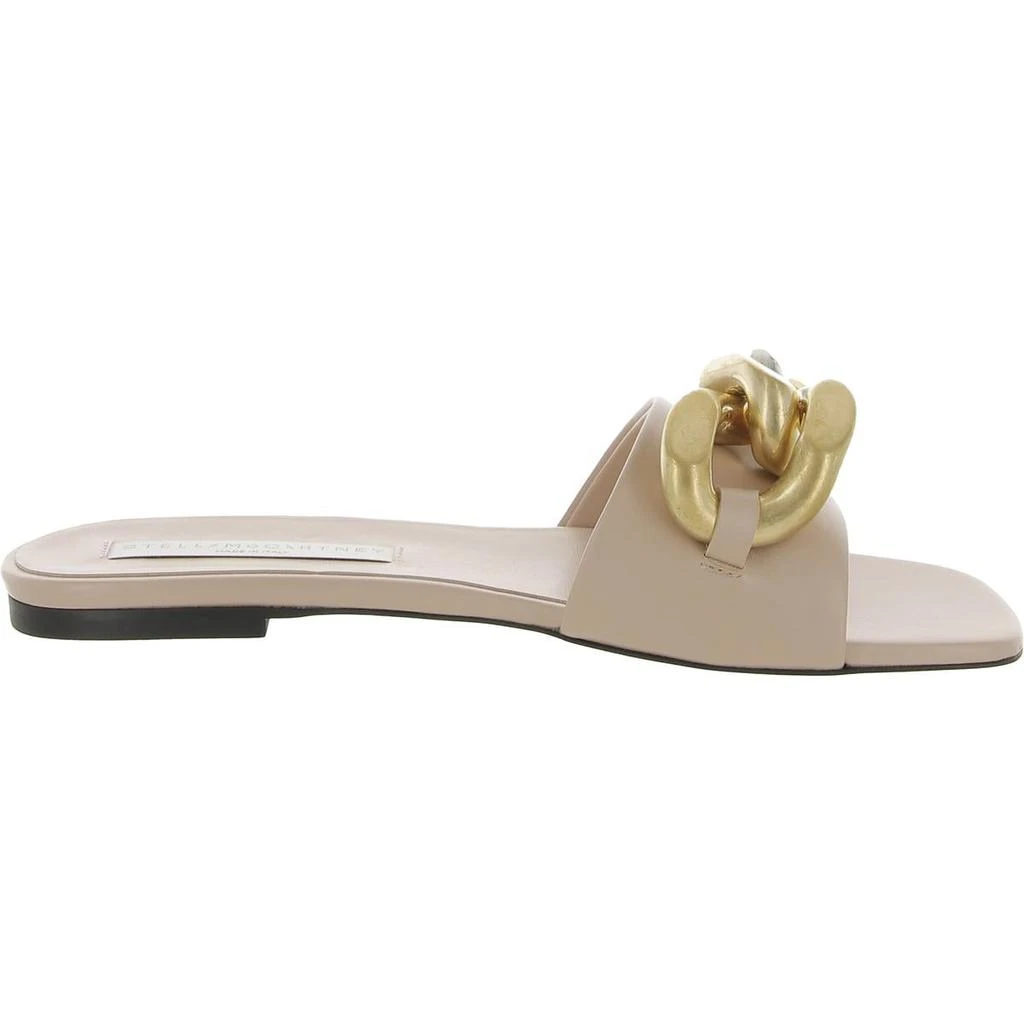 Stella McCartney Falabella Womens Faux Leather Slip-On Slide Sandals 3